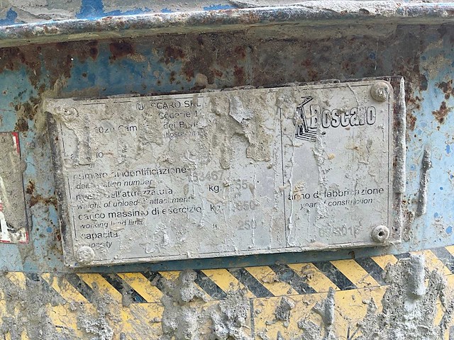 2016 boscaro c-25 betonkubel - afbeelding 4 van  4