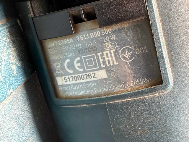 2016 bosch gbh 2-23 rea boorhamer 710w sds-plus met stofafzuiging - afbeelding 4 van  5