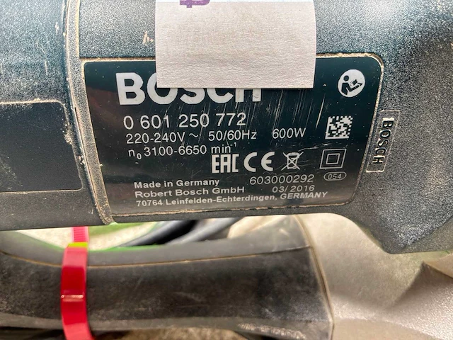 2016 bosch gex 150 turbo excentrische schuurmachine - 150mm - afbeelding 5 van  5