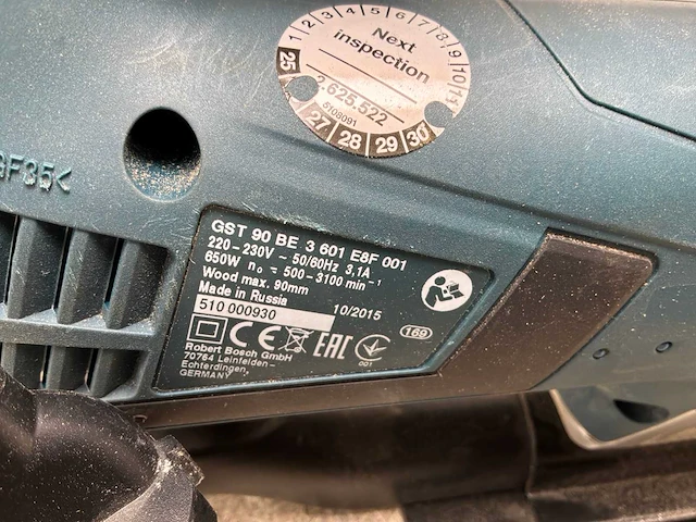 2016 bosch gst 90 be decoupeerzaagmachine - afbeelding 4 van  4
