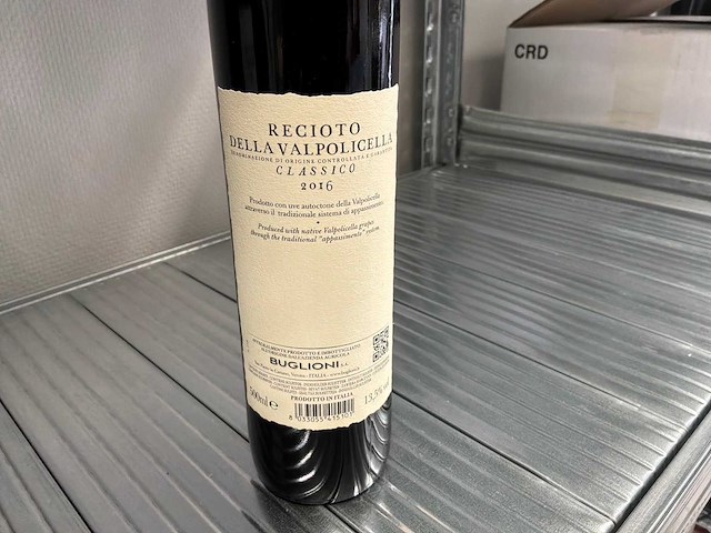 2016 buglioni recioto della valpolicella rode wijn (11x) - afbeelding 2 van  4