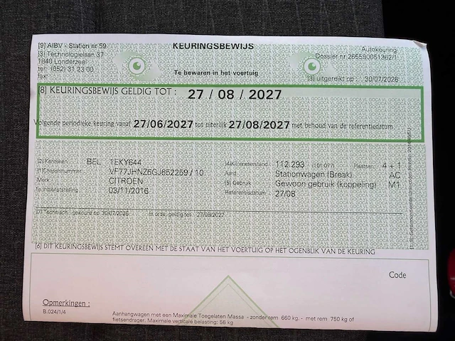 2016 citroën berlingo multispace 1.2 puretech - 110 pk - navi - trekhaak - afbeelding 16 van  34