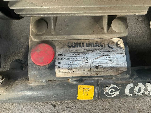 2016 contimac cm 240/10/5 w luchtcompressor - afbeelding 7 van  7