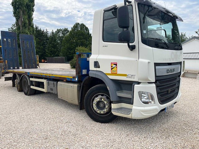 2016 daf cf 330 fan daf cf 33o fan 3-assige machinedrager - afbeelding 12 van  20