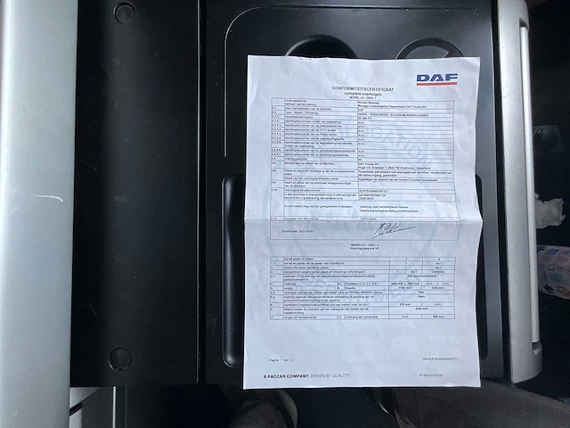 2016 daf xf 460 vrachtwagen - afbeelding 26 van  35
