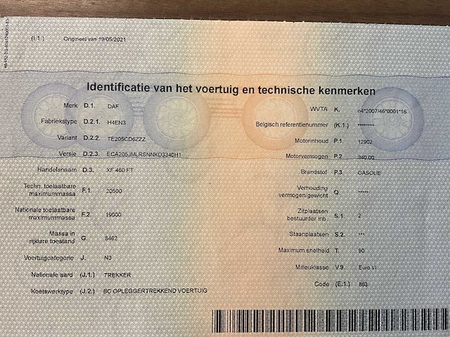 2016 daf xf trekker - hydro systeem - dubbele airco - afbeelding 51 van  59