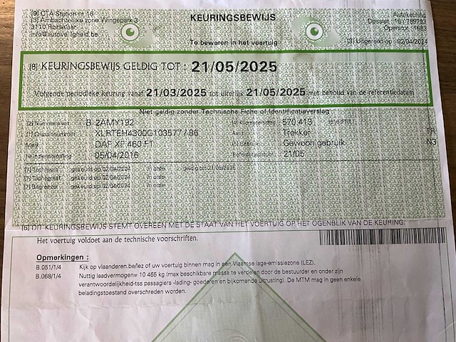 2016 daf xf trekker - hydro systeem - dubbele airco - afbeelding 27 van  31