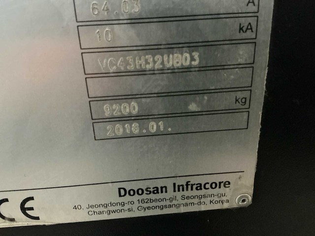 2016 doosan vc 510 cnc-bewerkingscentrum - afbeelding 2 van  10