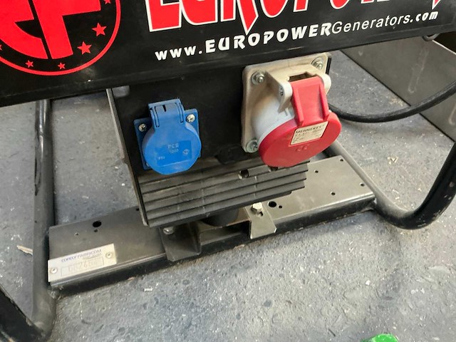 2016 europower ep6000td stroomgenerator - afbeelding 4 van  6