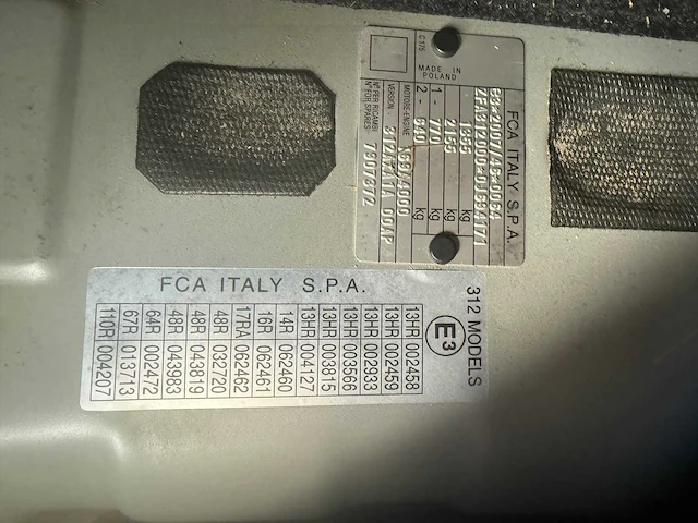 2016 fiat 500 312 axa 1a 001p auto - afbeelding 24 van  25