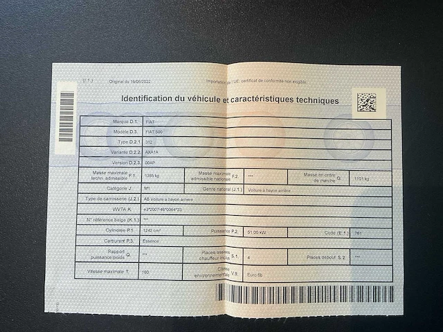 2016 fiat 500 312 axa 1a 001p auto - afbeelding 13 van  25