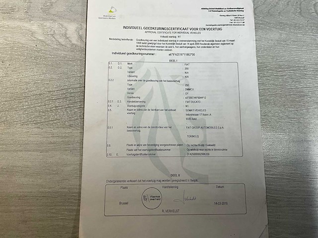 2016 fiat ducato maxi - airco - luchtvering - afbeelding 52 van  60