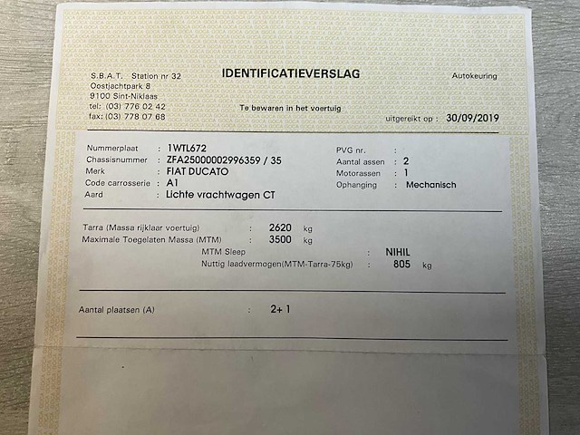 2016 fiat ducato maxi - airco - luchtvering - afbeelding 57 van  60