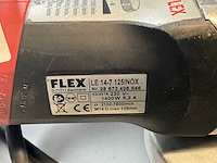 2016 flex le 14-7 125inox haakse slijpmachine - afbeelding 2 van  3
