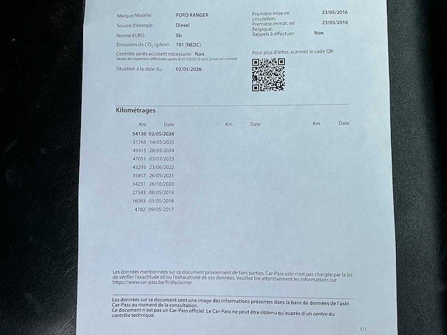 2016 ford ranger personenauto - afbeelding 13 van  21