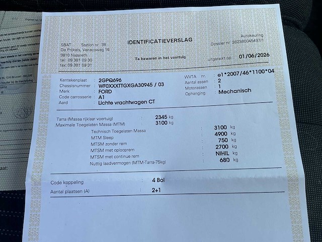 2016 ford transit bedrijfswagen - afbeelding 17 van  22
