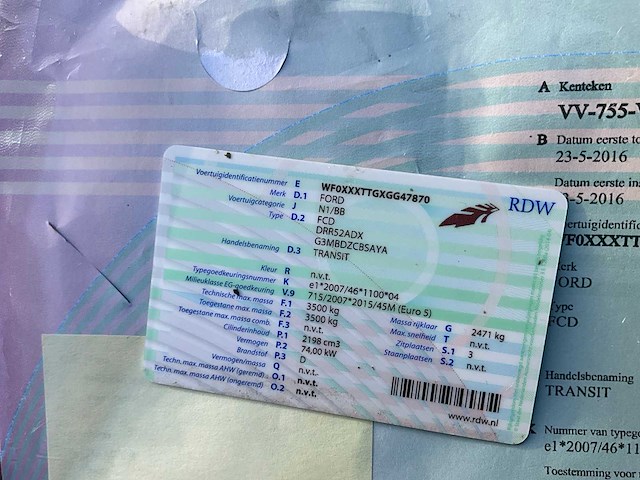 2016 ford transit bestelwagen - afbeelding 30 van  36