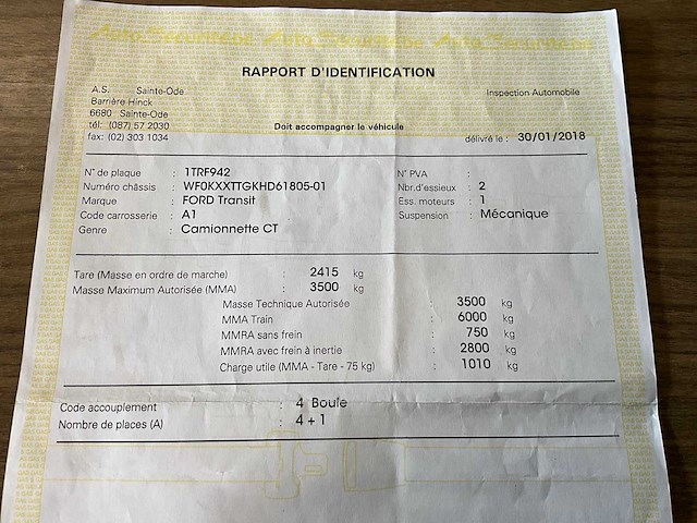 2016 ford transit dubbele cabine - trekhaak - afbeelding 35 van  40