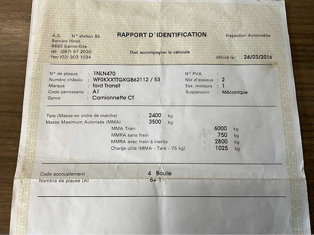 2016 ford transit dubbele cabine (7 personen) - trekhaak - afbeelding 42 van  49