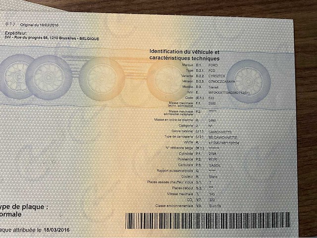 2016 ford transit dubbele cabine (7 personen) - trekhaak - afbeelding 43 van  49