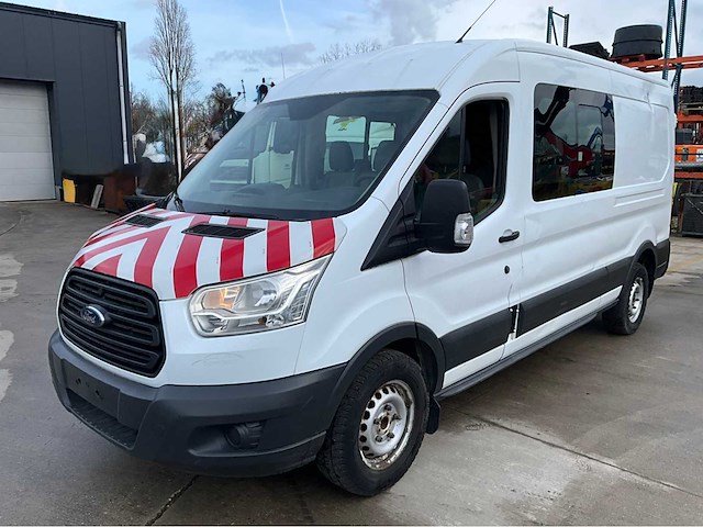 2016 ford transit dubbele cabine (7 personen) - trekhaak - afbeelding 1 van  30