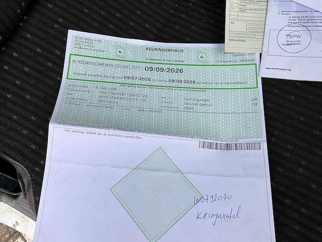 2016 fuso canter vrachtwagen met oplegger - afbeelding 22 van  43