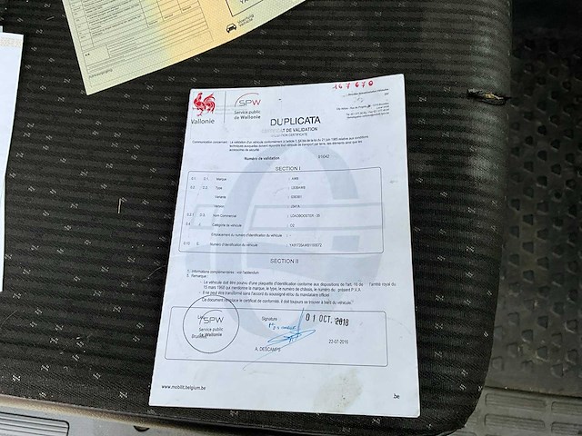 2016 fuso canter vrachtwagen met oplegger - afbeelding 25 van  43