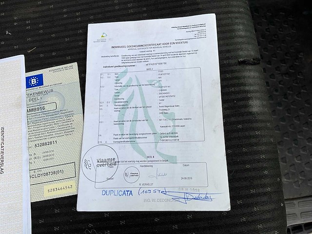 2016 fuso canter vrachtwagen met oplegger - afbeelding 33 van  43