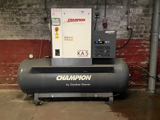 2016 gardner denver champion ka5 schroefcompressor - afbeelding 1 van  7