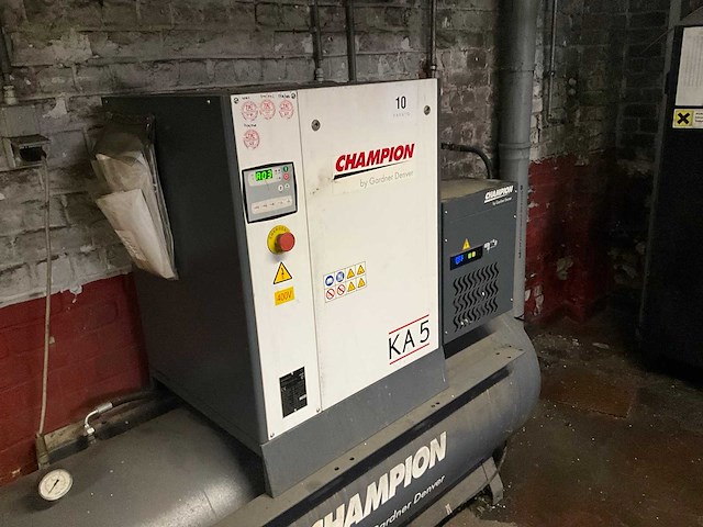 2016 gardner denver champion ka5 schroefcompressor - afbeelding 2 van  7