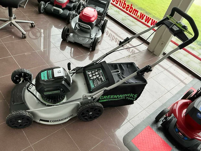 2016 greenworks gc82lm51 mulcher accu grasmaaier - afbeelding 2 van  5