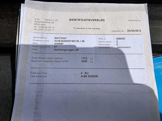 2016 hapert mac44f electrische 3-kant kipper - afbeelding 15 van  30