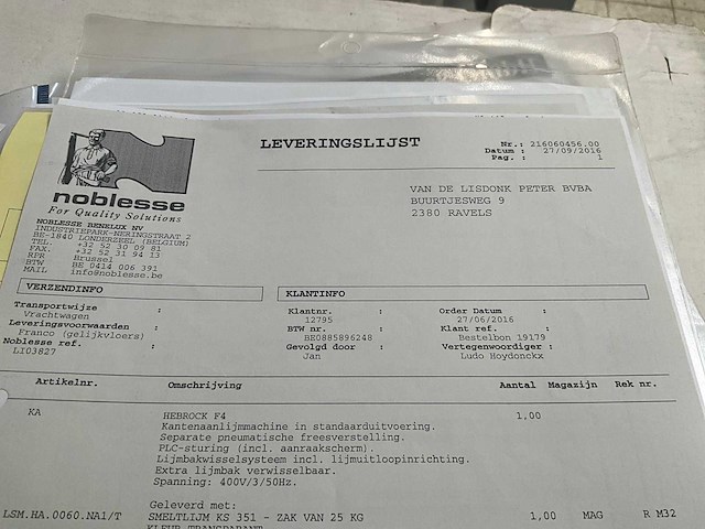 2016 hebrock f4 kantenlijmmachine - afbeelding 12 van  20