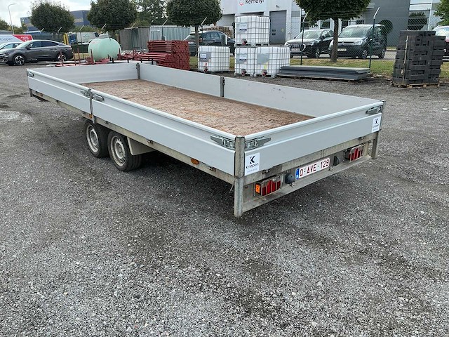 2016 henra pl35es plateau wagen 500 x 200 aanhangwagen - afbeelding 16 van  22