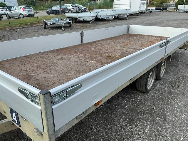 2016 henra pl35es plateau wagen 500 x 200 aanhangwagen - afbeelding 2 van  8