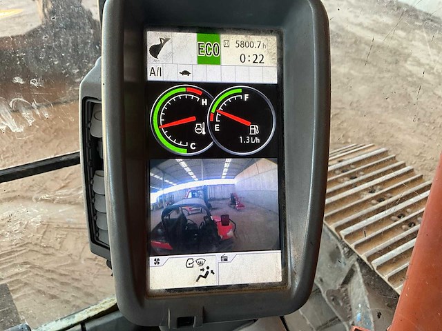 2016 hitachi zaxis zx130lcn-5b rupsgraafmachine - afbeelding 20 van  27