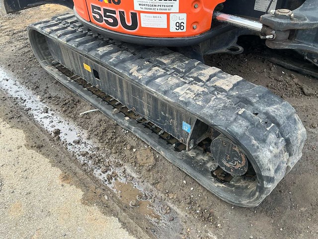 2016 hitachi zx55u-5a minigraver - afbeelding 15 van  40