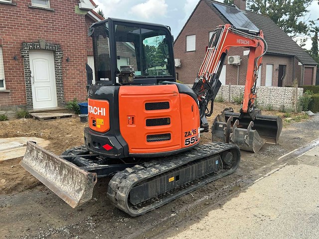 2016 hitachi zx55u-5a minigraver - afbeelding 23 van  40