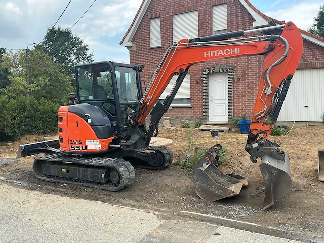 2016 hitachi zx55u-5a minigraver - afbeelding 36 van  40