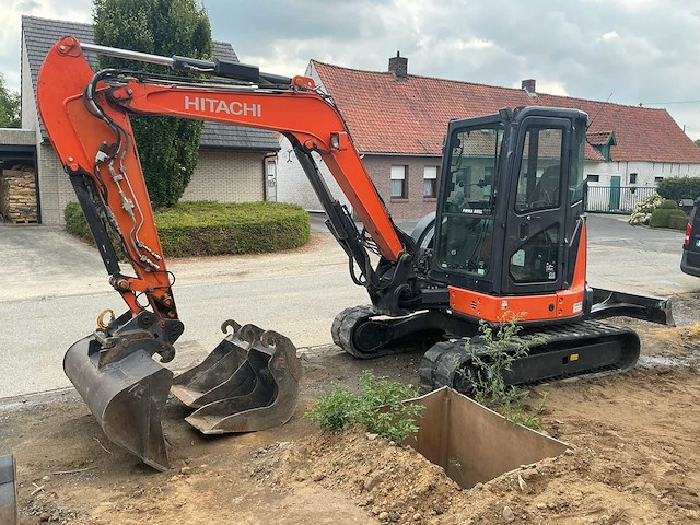 2016 hitachi zx55u-5a minigraver - afbeelding 37 van  40