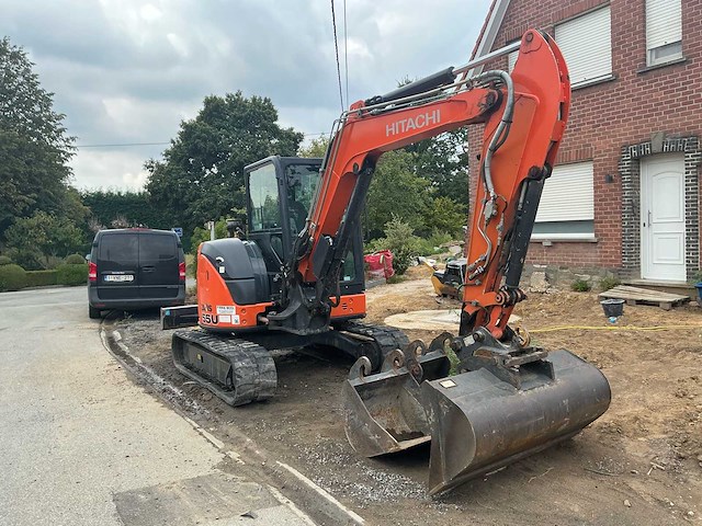 2016 hitachi zx55u-5a minigraver - afbeelding 4 van  7