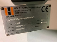 2016 holzher lumina 1380 kantenlijmer - afbeelding 8 van  16