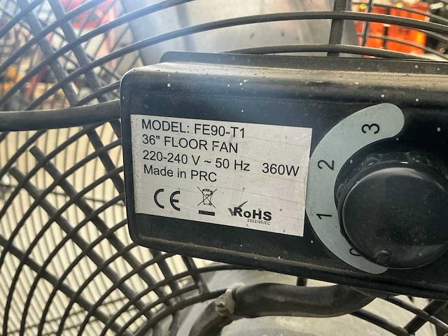 2016 homeeasy fe90-t1 industrieventilator 20.000m³/uur - afbeelding 3 van  4
