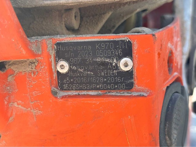 2016 husqvarna k970 betonzaag - afbeelding 6 van  12