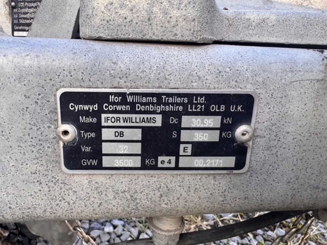 2016 ifor williams gx126 tandemasser aanhangwagen - afbeelding 4 van  9