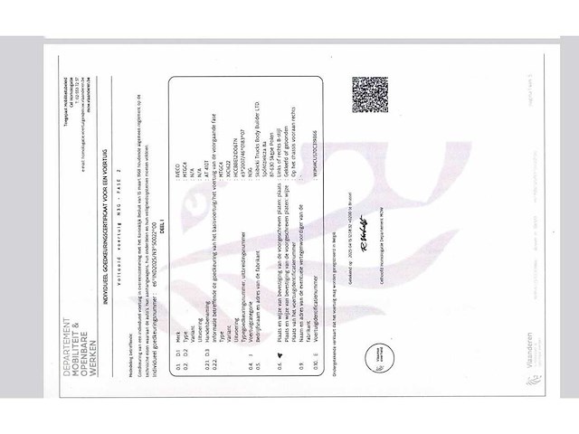 2016 iveco at410t - vrachtwagen met haaksysteem - afbeelding 21 van  30