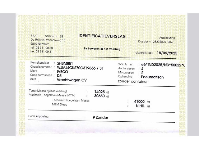 2016 iveco at410t - vrachtwagen met haaksysteem - afbeelding 22 van  30