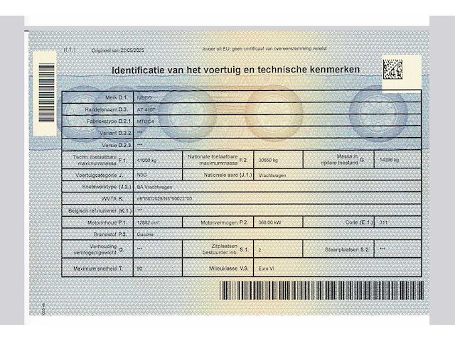 2016 iveco at410t - vrachtwagen met haaksysteem - afbeelding 19 van  30