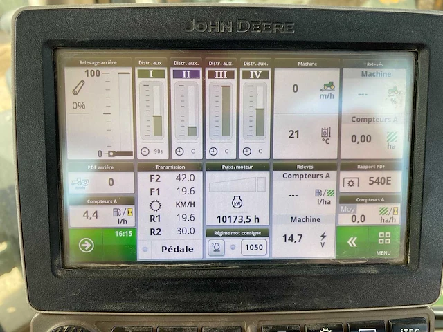 2016 john-deere 6175 r 4wd landbouwtractor - afbeelding 13 van  15