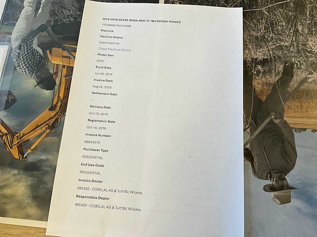 2016 john deere 9009a zitmaaier - afbeelding 16 van  23